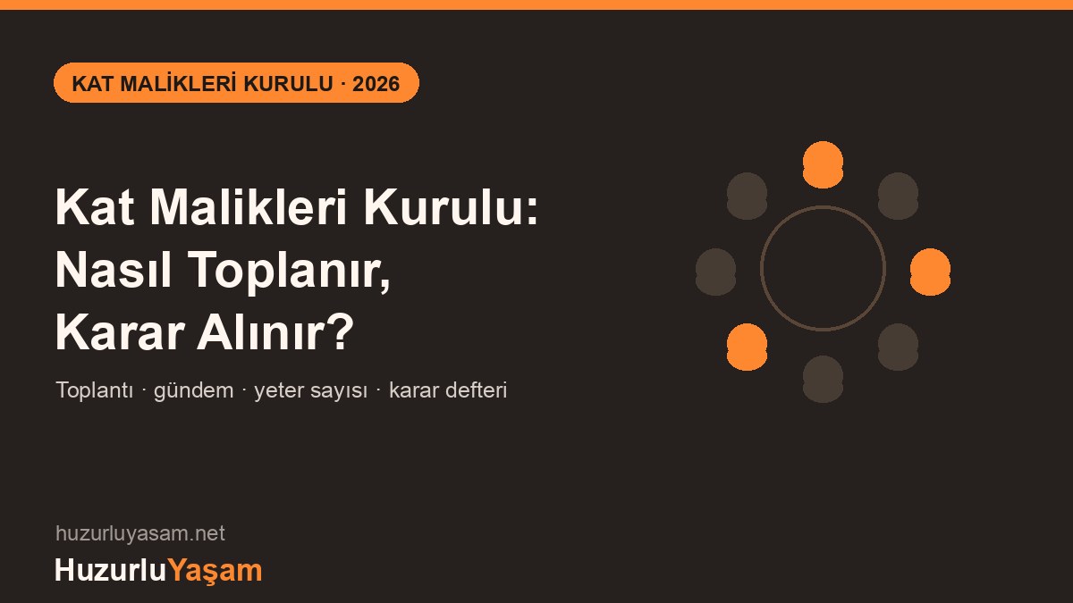 Kat Malikleri Kurulu: Nasıl Toplanır, Karar Alınır? (2026)
